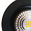 3 spots encastrables Hobson LED intégrée blanc neutre IP20 dimmable 450lm 6.1W Ø8.8xH.5.3cm noir GoodHome