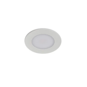 3 spots encastrables Leavitt LED intégrée blanc chaud IP44 300lm 4.5W Ø8.5xH.4.7cm blanc GoodHome