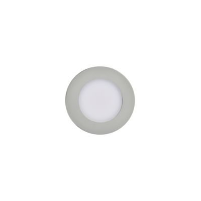 3 spots encastrables Leavitt LED intégrée blanc chaud IP44 300lm 4.5W Ø8.5xH.4.7cm chrome GoodHome