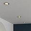 3 spots encastrables Quimby LED intégrée blanc chaud IP20 dimmable 350lm 5.5W Ø8.5xH.5.2cm chrome GoodHome