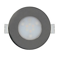 3 spots à encastrer LED intégrée Lemeta IP65 4.5W 345lm argent