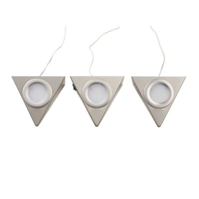 Kit 3 spots LED triangulaire avec convertisseur - Accessoires cuisines -  Accessoires cuisines