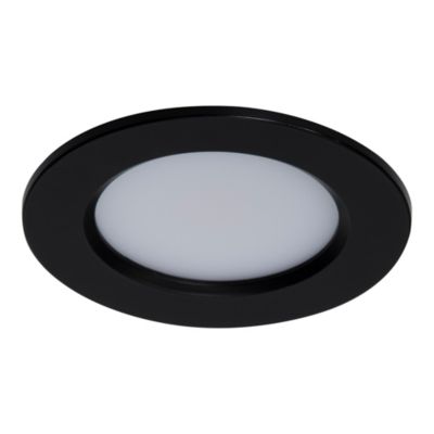 3 spots Ledyard LED intégrée blanc neutre IP20 200lm 2W Ø6,4xH.2cm noir GoodHome