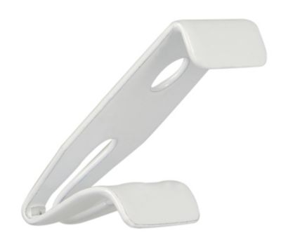 3 supports de plafond pour rail rideau 19 x 12 mm blanc taille S Mobois