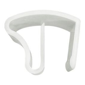 3 supports invisibles sans perçage pour store vénitien Studio blanc