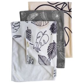 3 torchons ultra obsorbants Torchongenio motifs beige, gris, blanc BestOfTV