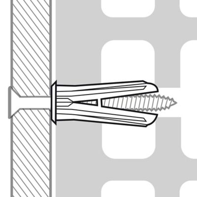30 chevilles universelles Crampon Ø6 mm avec vis — free download
