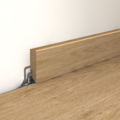 30 clips d'installation métal GoodHome pour plinthe