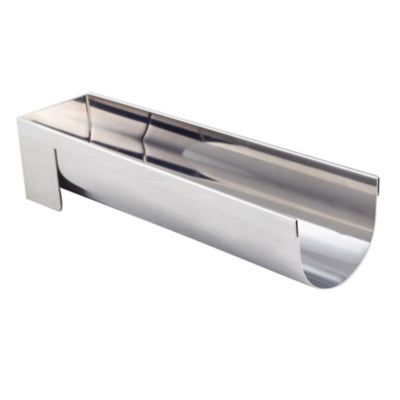 De Buyer Gouttière à bûche inox ronde 8x30cm 3206.30