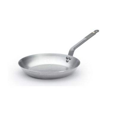 De Buyer Poêle à omelette acier 28cm 5611.28 mineral b Gris - vue 2