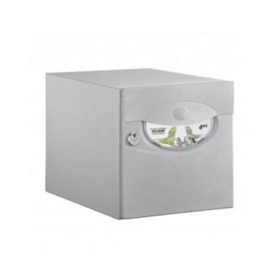 DAD Bo&icirc;te aux lettres 1 porte Decayeux Iguane Gris silver