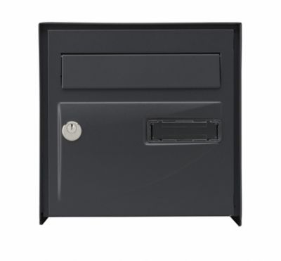 Boîte aux lettres simple face Decayeux Probat gris RAL 7021
