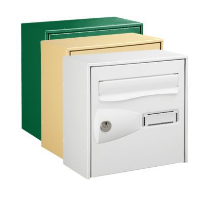 Boîte aux lettres 1 porte Diall Blanche