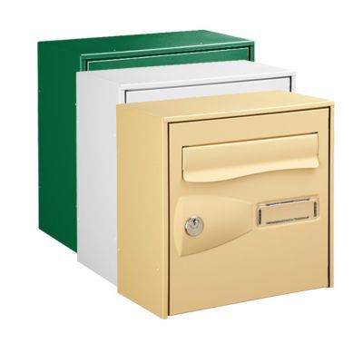 boite aux lettres 1 porte beige