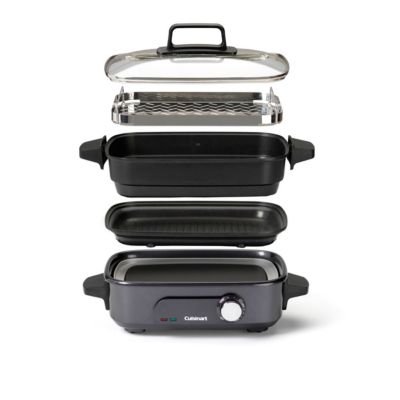 Cuisinart GRMC3E - Multi cooker/grill/steamer - 1400 Watt Noir - vue 2