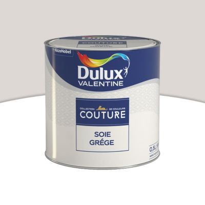Peinture murs et boiseries Couture de Dulux Valentine satin velours soie grège 0,5L