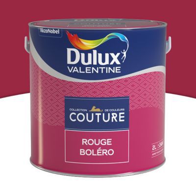 Peinture Murs Et Boiseries Dulux Valentine Couture Cuir Bordeaux Satine 0 5l Castorama