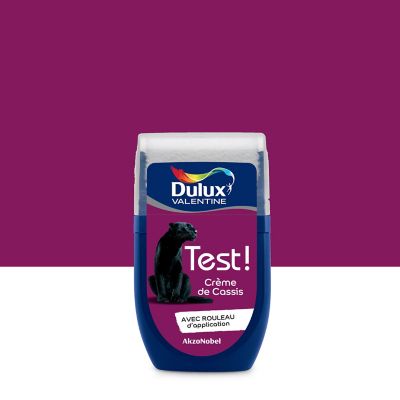 Testeur de peinture Crème De Couleur Dulux Valentine Crème de Cassis 30 ml