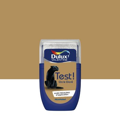 Testeur de peinture Crème De Couleur Dulux Valentine Ocre Doré 30 ml