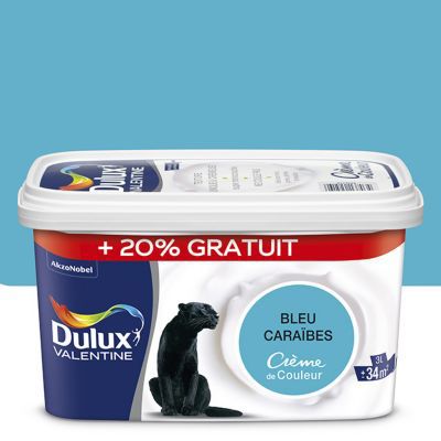 Peinture murs et boiseries Dulux Valentine Crème de ...