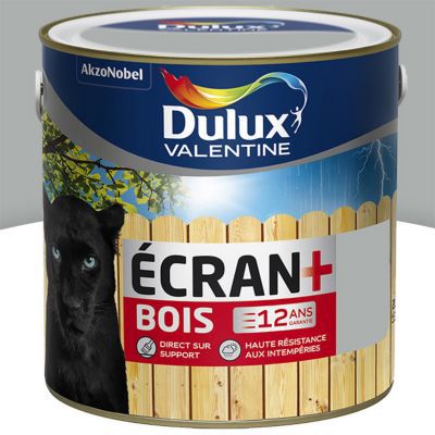 Peinture Bois Exterieur Dulux Valentine Ecran Gris Franc Satin 2l Castorama