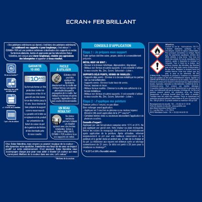 Peinture Fer Antirouille Dulux Valentine Ecran Bleu Breton Brillant 0 5l Castorama