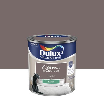 Peinture Crème de Couleur Dulux Valentine satin buche 0,5L