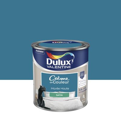Peinture Crème de Couleur Dulux Valentine satin marée haute 0,5L