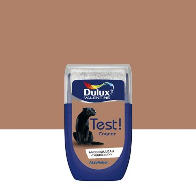 Testeur de peinture Crème de Couleur Dulux Valentine cognac 30ml
