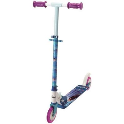 Patinette pliable 2 roues SMOBY Frozen 2 - Guidon réglable 73/78/83 cm, antidérapante