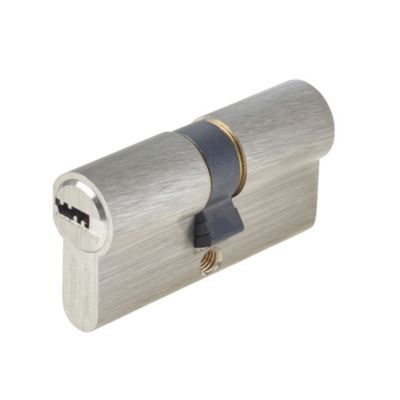 Cylindre de sécurité Vachette nickelé 30 x 30 mm