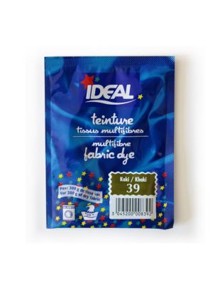 IDEAL - Teinture Textile Multifibres 15 g - Kaki