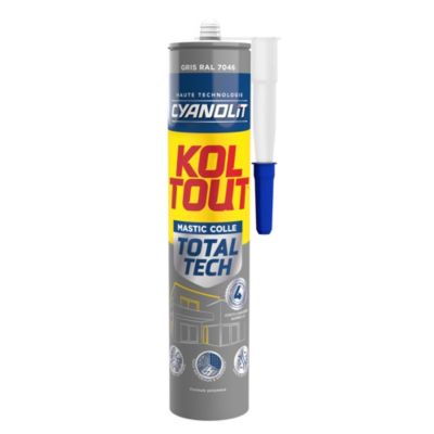 Colle de fixation et détanchéité CYANOLIT Total tech Cartouche 290 ml matériaux Résistant et flexible - vue 3