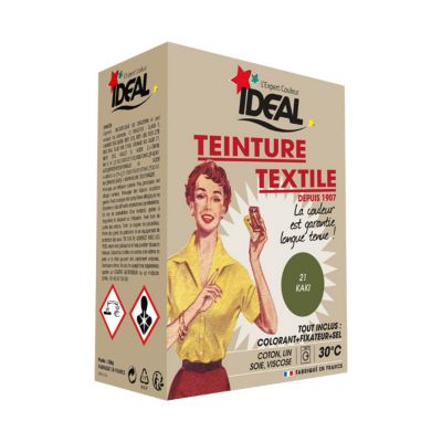 Teinture textile vintage kaki Idéal 350g