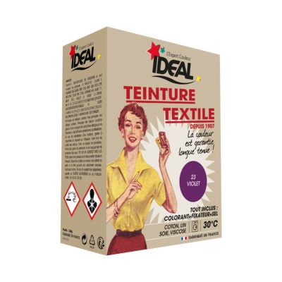 Teinture textile vintage violet Idéal 350g