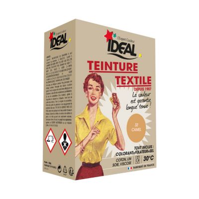 Teinture textile vintage camel Idéal 350g