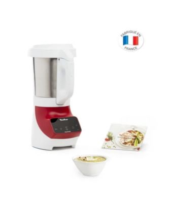 Moulinex Blender chauffant Soup&Plus - LM924500 - Blanc/Rouge - vue 6