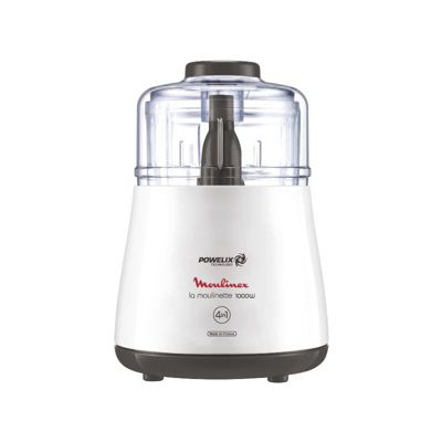 Mini-hachoir 0,5l 1000w blanc Moulinex DPA110 la moulinette