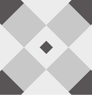 8 carreaux adhésifs motif croix noire L.10 x H.10 x l.0,4cm