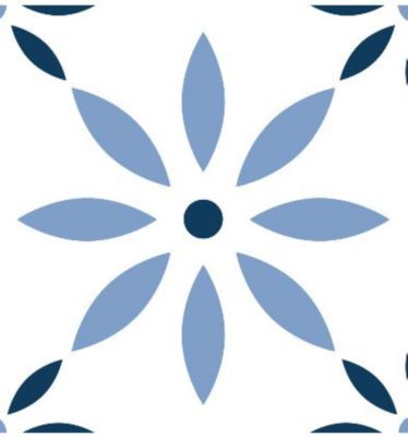 8 carreaux adhésifs motif Marrakech L.10 x H.10 x l.0,4cm