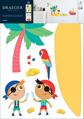 Sticker Enfant Pirate 49x69 cm