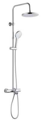 Colonne de douche thermostatique chrome  Edouard Rousseau Mila