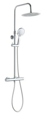 Colonne de douche thermostatique chrome  Edouard Rousseau Ars