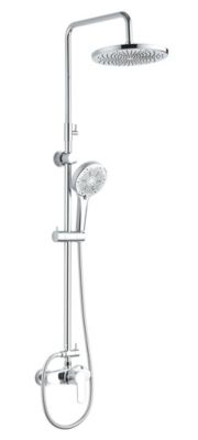 Colonne de douche mécanique chrome  Edouard Rousseau Deva