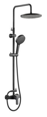 Colonne de douche mécanique noire  Edouard Rousseau Deva