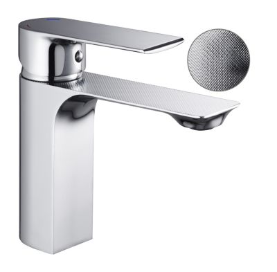 Mitigeur lavabo Hanovre avec vidage en laiton coloris chromé