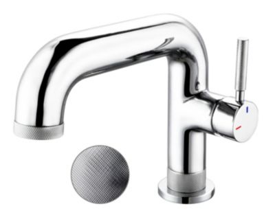 Mitigeur lavabo Edouard Rousseau Hanovre avec vidage en laiton coloris chromé