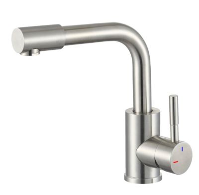 Mitigeur de lavabo mécanique inox  Edouard Rousseau Ylus