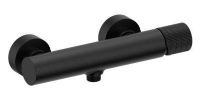 Mitigeur de douche mécanique noir  Edouard Rousseau Orcus