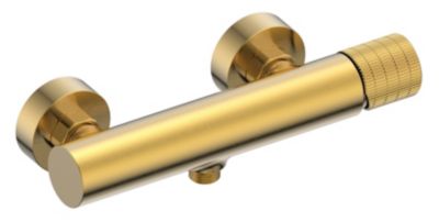 Mitigeur de douche mécanique laiton brossé  Edouard Rousseau Orcus